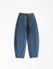 Pantalón Ballon Jeans de denim 100% algodón en azul, vista trasera
